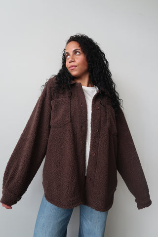 Espresso Sherpa Jacket