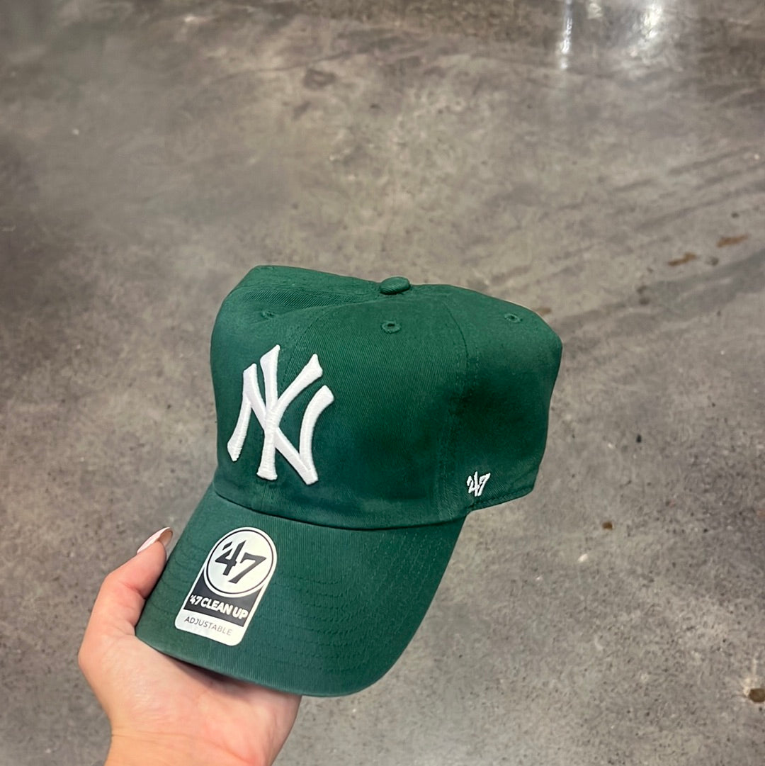 Green And White New York Yankees 47’ Brand Baseball Hat