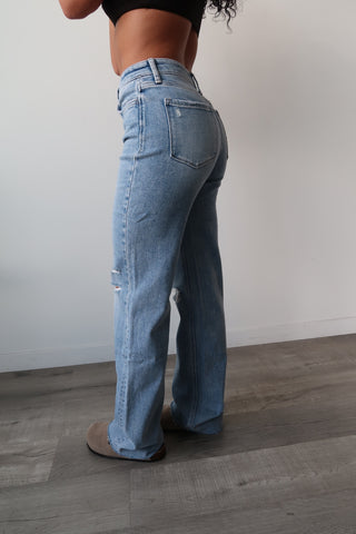 Flying Monkey High Rise Slim Wide Leg Dexterity