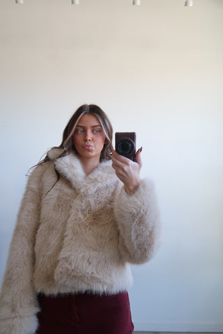 Tan Fur Short Coat