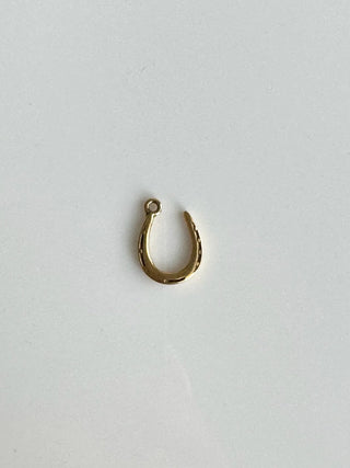 Gold Horseshoe Charm