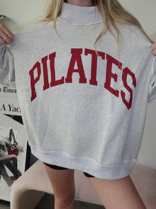 Pilates/Yoga Reversible Mock Neck Sweatshirt