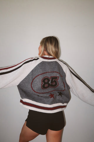 “85” Sweater With Star Accents