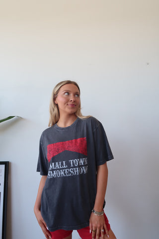 Small Town Smokeshow Oversized Tee Shirt