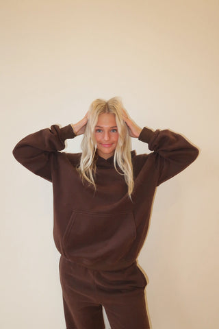 Espresso Staple Oversized Hoodie