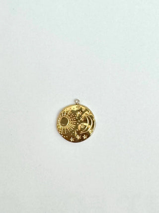 Gold Sky Token Charm