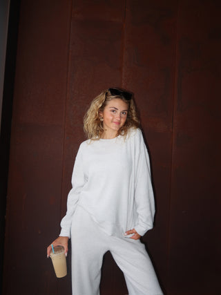 Light Grey Thermal Crewneck
