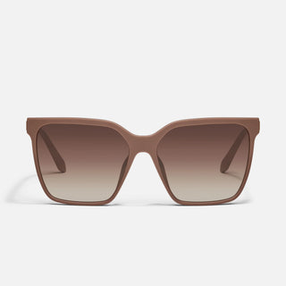 QUAY Level Up Remixed Matte Doe Frame / Brown Lens