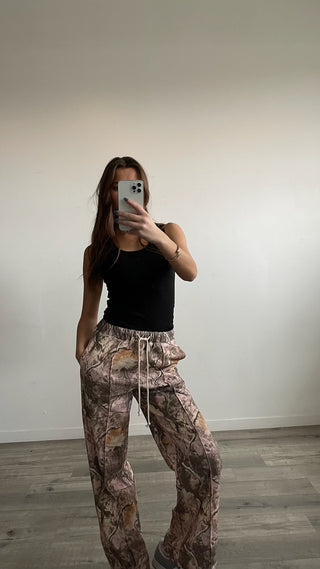 Black U Neck Jersey Tank Top