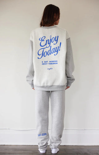 The Mayfair Group "Enjoy Today" Crewneck