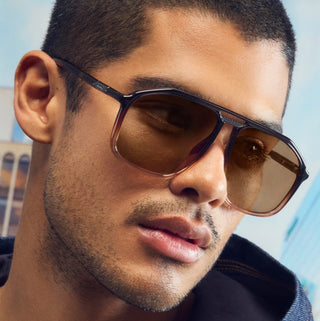 Quay Ombré Frame/Tan Lens - Studio Sesh