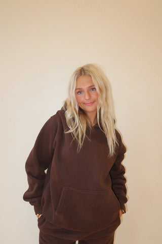 Espresso Staple Oversized Hoodie