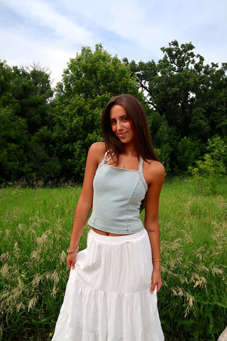 White Maxi Skirt