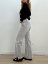 Load image into Gallery viewer, Mica Grease High Rise Wide Leg With Raw Hem
