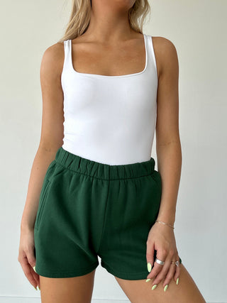 Forest Green Staple Shorts