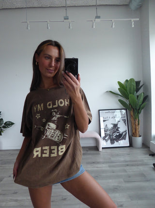 “Hold My Beer” Brown T-Shirt