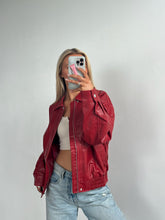 Load image into Gallery viewer, Vintage Style Faux Leather Jacket
