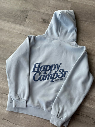 Happy Camp3r Snowflake Blue Puff Series Hoodie