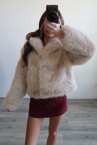 Tan Fur Short Coat