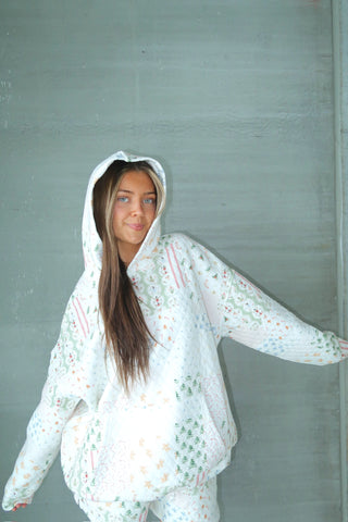 Christmas Quilted Hoodie