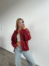 Load image into Gallery viewer, Vintage Style Faux Leather Jacket
