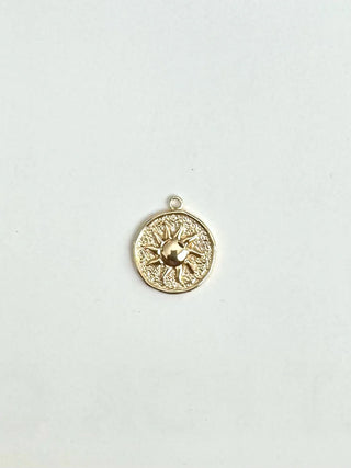 Gold Sun Token Charm