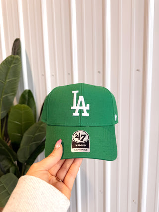 Kelly Green Los Angeles Dodgers 47’ Brand MVP Baseball Hat
