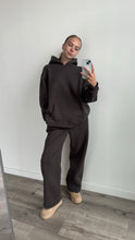 Load image into Gallery viewer, *PRE-ORDER* - Charcoal Staple Wide Leg Sweatpants
