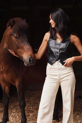 Blank NYC Leather Vest