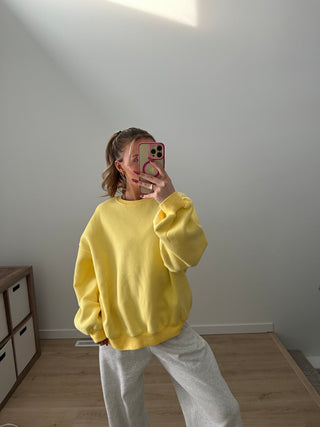 Yellow Staple Oversized Crewneck