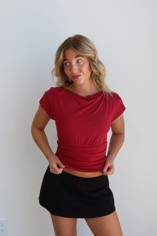 Black Mini Skort