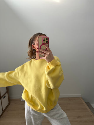 Yellow Staple Oversized Crewneck