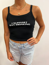 Load image into Gallery viewer, “I Support Day Drinking” Tank Top
