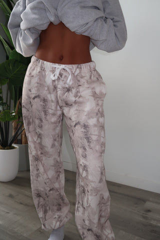 Light Camo Staple Joggers With Tie Waist