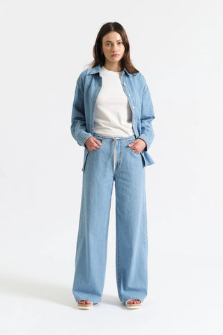 Daze Denim Maddie Mid Rise Wide Leg - Whimsy