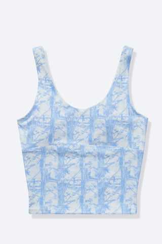 Happy Camp3r Blue Camo Harper Active Top