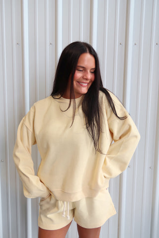 Lemon Soft Touch Knit Top