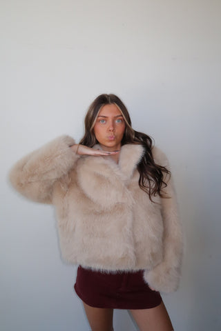Tan Fur Short Coat