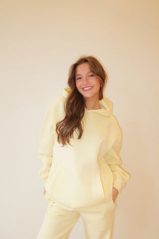 Pale Yellow Staple Oversized Hoodie