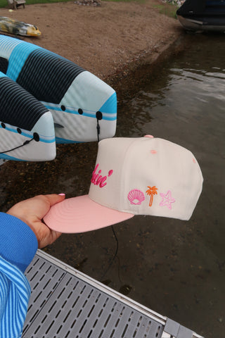 “Beachin” Trucker Hat - Pink