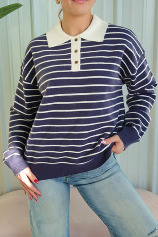 Nia Alameda Striped Sweater