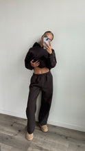 Load image into Gallery viewer, *PRE-ORDER* - Charcoal Staple Wide Leg Sweatpants
