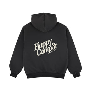 Happy Camp3r Charcoal Gray Puff Series Hoodie