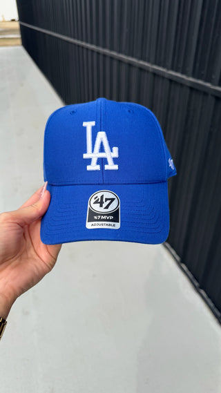 Royal Blue Los Angeles Dodgers 47’ Brand Baseball Hat - MVP Adjustable