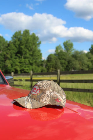 “Cowboy Up” Camo Trucker Hat