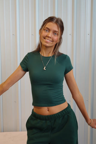 Dark Green Staple T-Shirt