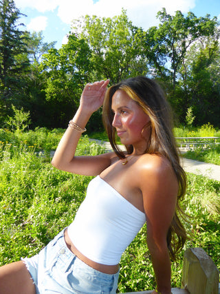 Basic White Tube Top