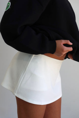 White Mini Skort