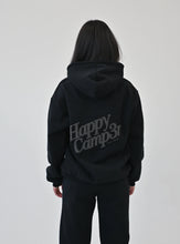 Load image into Gallery viewer, Happy Camp3r Black Puff Series Hoodie
