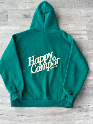 Happy Camp3r Frosted Teal Puff Series Hoodie